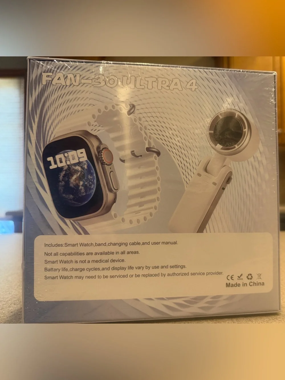 Smart Fitness Watch in Silver - Ultra 4